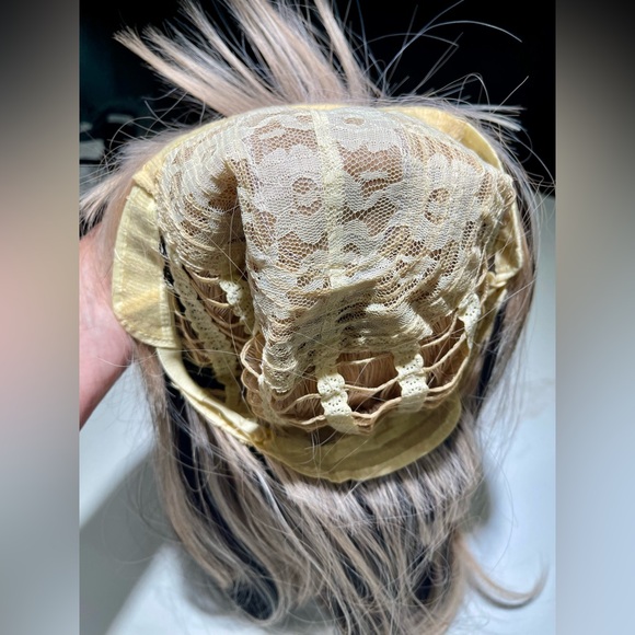 HAIR, 25” straight, layers, swoop bangs, blonde with black underneath. - Picture 9 of 10